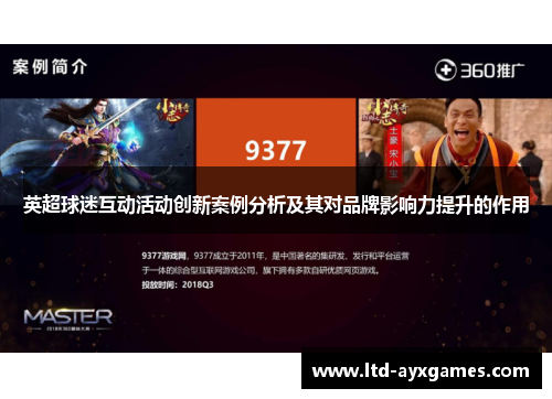 英超球迷互动活动创新案例分析及其对品牌影响力提升的作用